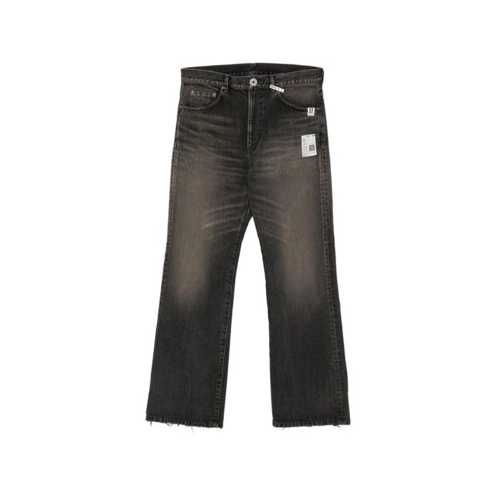 Maison Mihara Yasuhiro Black Denim - Regular & Straight-Leg Jeans Men